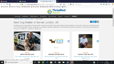 webpagep Best Dog Walkers on London - Top Picks Jan 2018